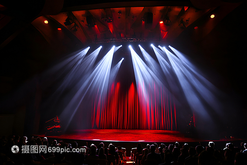 劇院舞臺紅幕攝影 捕捉光影與情感的華美瞬間